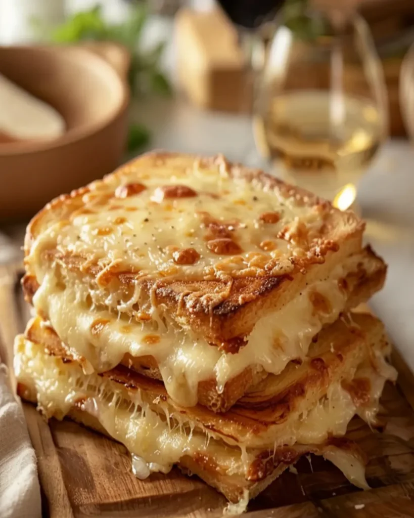 croque-monsieur maison prêt en 15 minutes servi sur assiette blanche